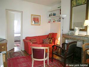 Paris 3 Zimmer wohnungsvermietung - wohnzimmer (PA-1892) photo 2 von 7