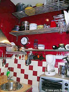 Paris T2 appartements location vacances - cuisine (PA-1902) photo 3 de 3