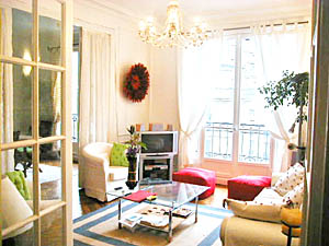 Paris 4 Zimmer wohnungsvermietung - wohnzimmer (PA-1913) photo 2 von 10