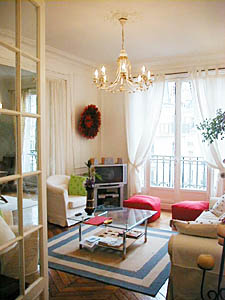 Paris 4 Zimmer wohnungsvermietung - wohnzimmer (PA-1913) photo 3 von 10