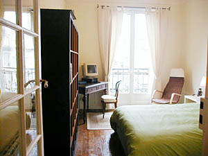 Paris 4 Zimmer wohnungsvermietung - schlafzimmer 1 (PA-1913) photo 2 von 4