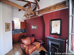 Paris Studio T1 appartement location vacances - s&eacute;jour (PA-1924) photo 2 sur 4