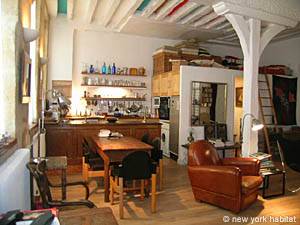Paris 2 Zimmer wohnungsvermietung - wohnzimmer (PA-1945) photo 2 von 8
