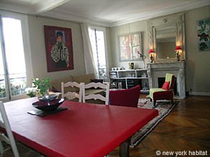 Paris 3 Zimmer wohnungsvermietung - wohnzimmer 1 (PA-1971) photo 4 von 8