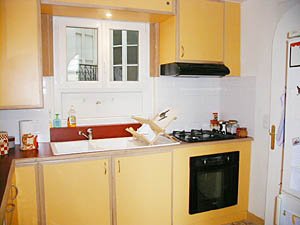 Par&iacute;s 1 Dormitorio alojamiento, bed and breakfast - cocina (PA-1989) photo 1 de 6