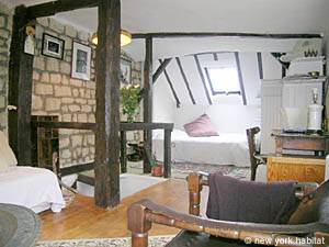 Paris Studio/T1 - Duplex logements location appartements - s&eacute;jour (PA-2018) photo 6 de 12