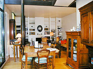 Paris T2 - Triplex - Maison citadine appartements location vacances - s&eacute;jour (PA-2067) photo 3 de 8