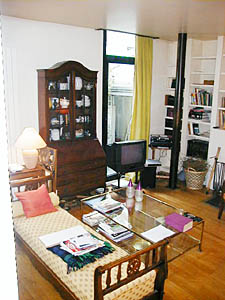 Paris T2 - Triplex - Maison citadine appartements location vacances - s&eacute;jour (PA-2067) photo 5 de 8