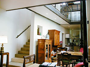 Paris T2 - Triplex - Maison citadine appartements location vacances - s&eacute;jour (PA-2067) photo 6 de 8