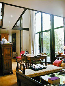 Paris T2 - Triplex - Maison citadine appartements location vacances - s&eacute;jour (PA-2067) photo 7 de 8