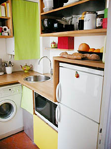 Paris T3 - Duplex appartements location vacances - cuisine (PA-2110) photo 2 de 3