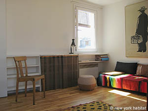 Par&iacute;s 1 Dormitorio apartamento - sala (PA-2127) photo 2 de 5