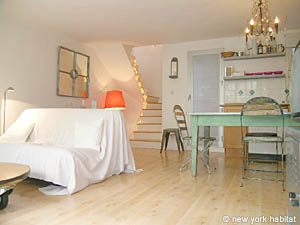 Par&iacute;s 1 Dormitorio - Loft - D&uacute;plex alojamiento - sala (PA-2149) photo 4 de 12
