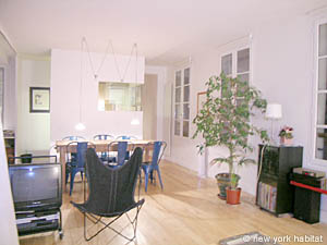 Paris 2 Bedrooms - Duplex apartment living room photo 56