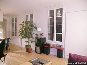 Paris 2 Bedrooms - Duplex apartment living room photo 57