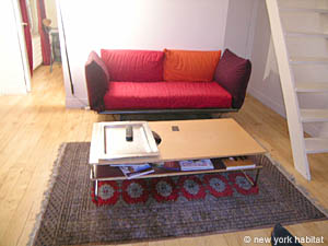 Paris 2 Bedrooms - Duplex apartment living room photo 60