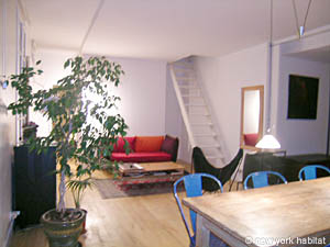 Paris 2 Bedrooms - Duplex apartment - Apartment reference PA-2150