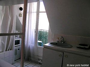 Paris Studio T1 logement location appartement - cuisine (PA-2155) photo 1 sur 2