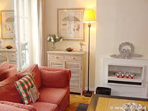 Paris 3 Zimmer wohnungsvermietung - wohnzimmer (PA-2160) photo 2 von 7