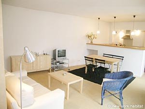 Paris T2 logements location appartements - s&eacute;jour (PA-2291) photo 3 de 7