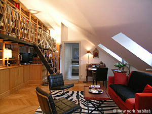 Paris T2 logements location appartements - s&eacute;jour (PA-2317) photo 2 de 4