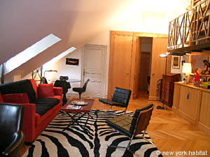 Paris T2 logements location appartements - s&eacute;jour (PA-2317) photo 3 de 4