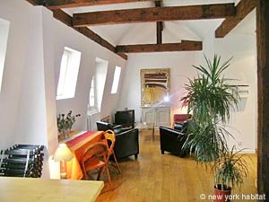 Paris 1 Bedroom apartment - living room (PA-2318) photo 2 of 7