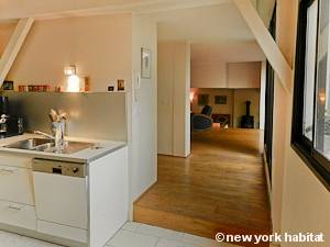 Parigi 2 Camere da letto - Loft - Triplex appartamento - cucina (PA-2332) photo 4 di 4 Parigi 2 Camere da letto - Loft - Triplex appartamento - cucina (PA-2332) photo 4 di 4