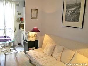 Paris Studio/T1 logements location appartements - s&eacute;jour (PA-2340) photo 3 de 4