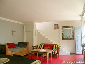 Par&iacute;s 1 Dormitorio - D&uacute;plex alojamiento - sala (PA-2361) photo 1 de 7