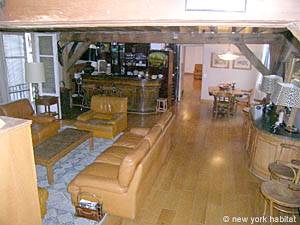 Paris 2 Bedroom accommodation - living room (PA-2365) photo 2 of 8