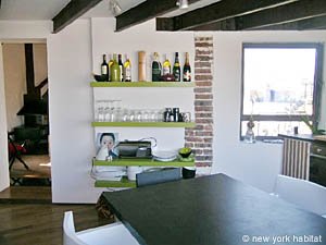 Parigi 2 Camere - Triplex appartamento - soggiorno (PA-2373) photo 4 di 5