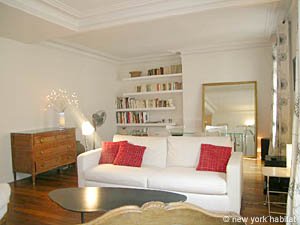 Paris 2 Bedroom accommodation - living room (PA-2393) photo 2 of 6