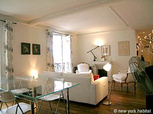 Paris 2 Bedroom accommodation - living room (PA-2393) photo 3 of 6