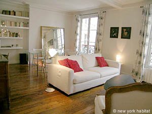 Paris 2 Bedroom accommodation - living room (PA-2393) photo 4 of 6