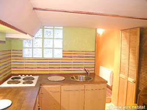 Paris Studio T1 appartement location vacances - cuisine (PA-2395) photo 3 sur 5