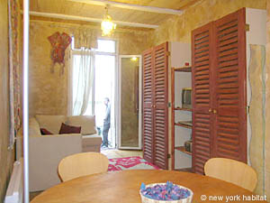 Paris Studio T1 appartement location vacances - s&eacute;jour (PA-2395) photo 4 sur 9