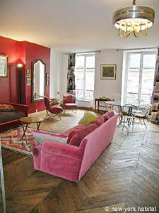 Paris 1 Bedroom apartment - living room (PA-2450) photo 1 of 6