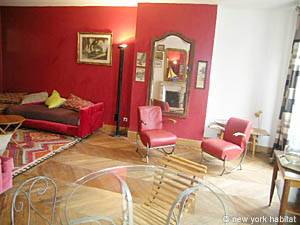 Paris 1 Bedroom apartment - living room (PA-2450) photo 5 of 6