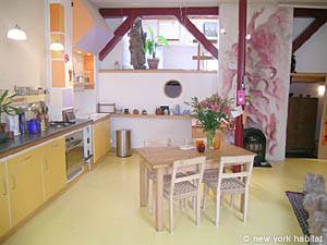 Paris T4 - Loft logement location appartement - cuisine (PA-2472) photo 1 sur 5