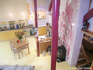 Paris T4 - Loft logement location appartement - s&eacute;jour (PA-2472) photo 5 sur 6