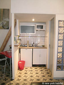 Paris Studio/T1 logements location appartements - s&eacute;jour (PA-2496) photo 4 de 5
