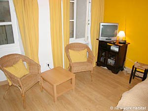 Paris Studio/T1 logements location appartements - s&eacute;jour (PA-2540) photo 6 de 7
