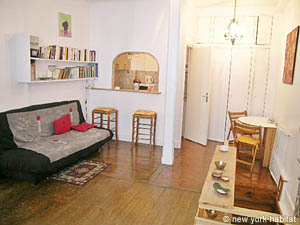 Paris 1 Bedroom - Duplex apartment living room photo 5