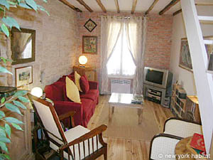 Par&iacute;s 2 Dormitorios - D&uacute;plex alojamiento - Referencia apartamento PA-2586