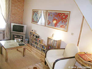 Par&iacute;s 2 Dormitorios - D&uacute;plex alojamiento - sala (PA-2586) photo 6 de 13