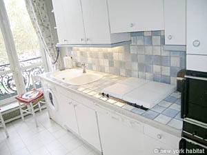 Parigi 1 Camera da letto appartamento - cucina (PA-2600) photo 3 di 9