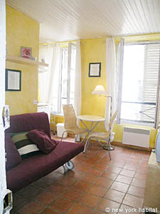 Paris Studio/T1 logements location appartements - s&eacute;jour (PA-2602) photo 1 de 7