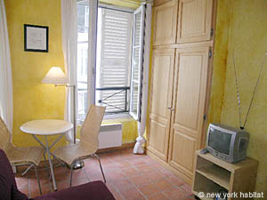Paris Studio/T1 logements location appartements - s&eacute;jour (PA-2602) photo 3 de 7