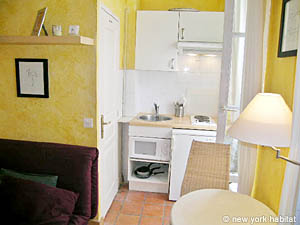 Paris Studio/T1 logements location appartements - cuisine (PA-2602) photo 1 de 1